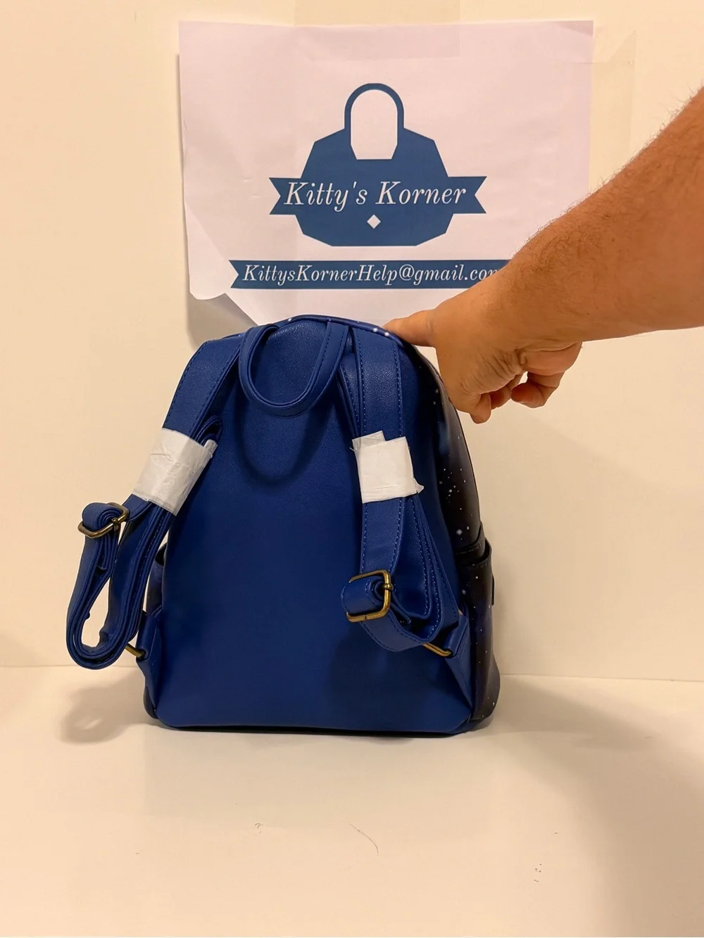 Disney Fantasia Sorcerer Mickey Mouse Backpack - Blue Stars